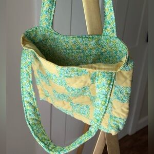 Floral Patchwork Tote Bag